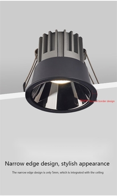 Khả năng chịu nhiệt độ cao Đèn LED âm trần có thể điều chỉnh độ sáng 12W