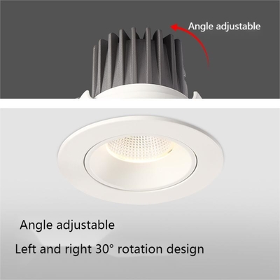 Đèn LED chiếu điểm 12W bằng nhôm DALI Đèn trần có thể điều chỉnh độ sáng AC180V