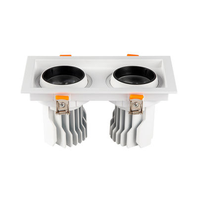 chất lượng  aluminum ROHS Dimmable Led Grille Spotlight Double Head 3W 5W nhà máy sản xuất