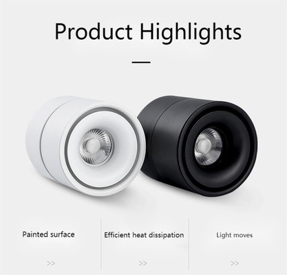 Đèn LED tản nhiệt natri áp suất cao trên trần có thể điều chỉnh 7Ｗ
